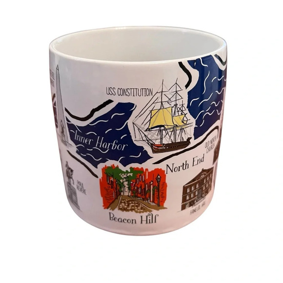 Mapquest Collection Boston Landmarks Oversized Mug - Picture 3 of 6